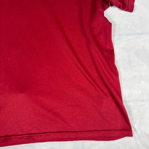 Nike Dri Fit Men's T-Shirt Red Crew Neck Short Sleeve Performance Comfy Size XL - Picture 11 of 16